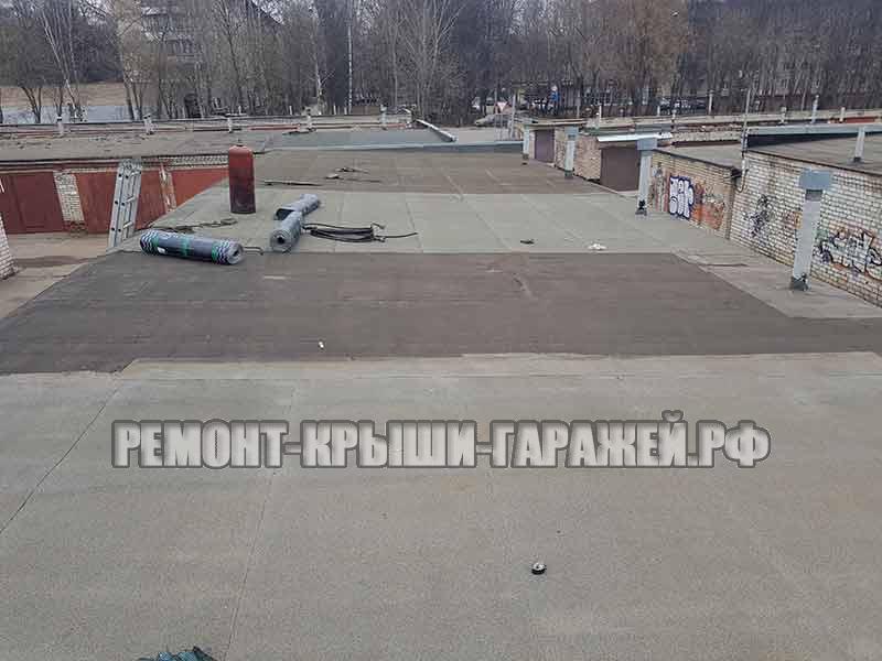Ремонт крыши гаража Истра4